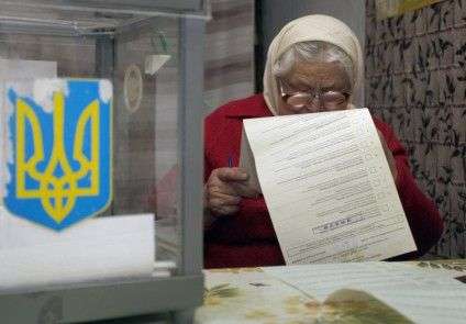 Parliamentary elections in the Ukraine.