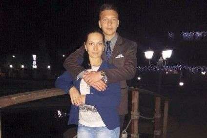Людмила Слабенко із сином Ігорем