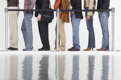 Waiting in Line --- Image by © Royalty-Free/Corbis