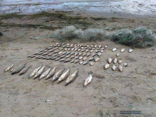 Поліція затримала черкащанина, який наловив рибу майже на сім тисяч гривень