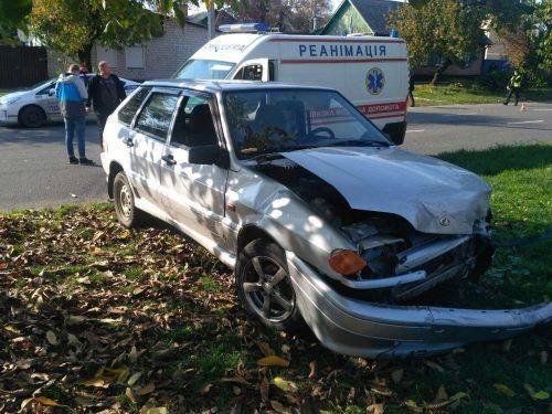 У Черкасах зіштовхнулися дві автівки, є постраждалі (фото)