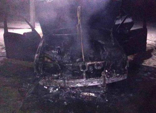 На Черкащині згоріли два автомобілі