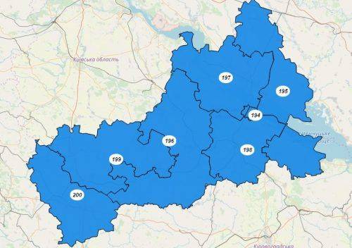 На Черкащині вибори Президента будуть організовані у семи виборчих округах