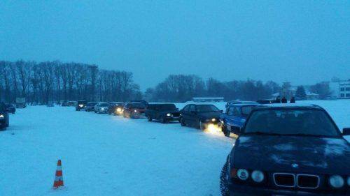 "Зимовий спринт": у Черкасах водії випробували своїх "залізних коней" (фото)