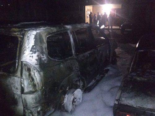 У Черкасах згорів автомобіль (фото)