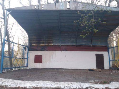 Імовірно підпал: на Черкащині горіло підсобне приміщення парку (фото)
