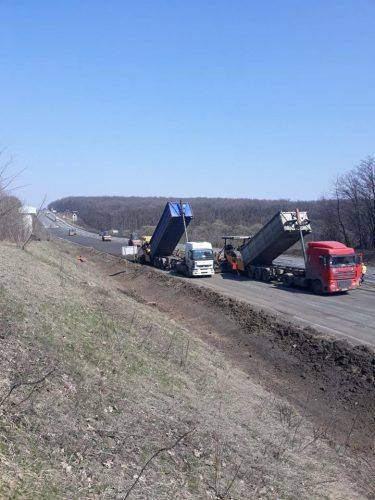 На Черкащині ремонтують дорогу міжнародного значення 