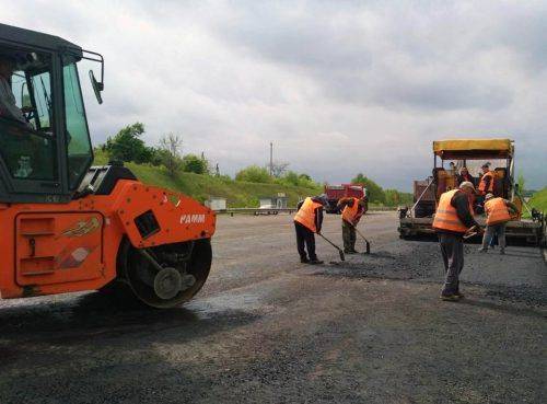 На Черкащині продовжують ремонт дороги міжнародного значення (фото)