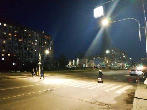 У Черкасах встановлюють додаткове освітлення на пішохідних переходах 