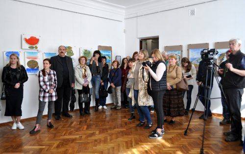 У черкаському музеї презентували картини грецького художника (фото)