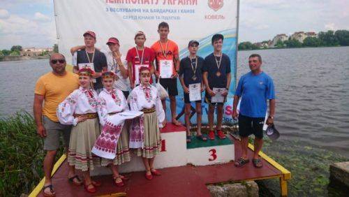 Черкащани вибороли нагороди на всеукраїнському чемпіонаті з веслування
