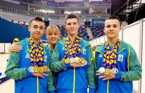 Черкаські гімнасти вибороли нагороди Європейського юнацького олімпійського фестивалю