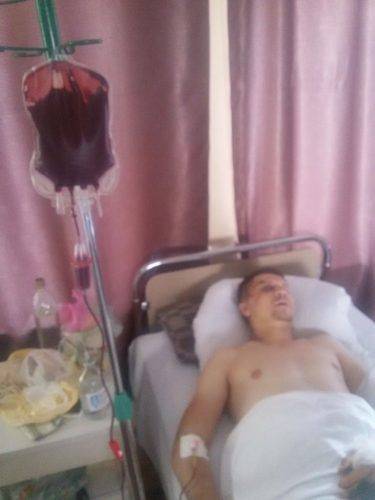 Операція та п’ять переливань крові: родина черкаського АТОвця, якого збили на пішохідному переході, збирає кошти на лікування