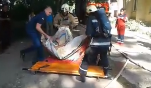 На Черкащині в пожежі ледь не загинув чоловік (відео)