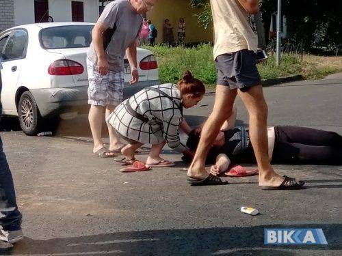 У Черкасах під час ДТП з авто випала жінка (фото)