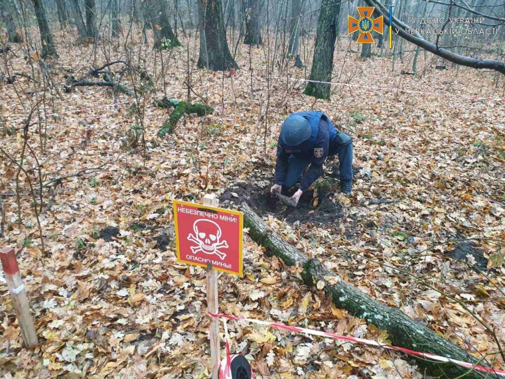 На Черкащині знайшли 35 мінометних мін